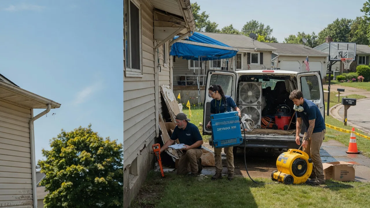 Ceiling Leak Cleanup in West Lafayette, IN near me